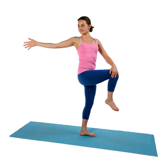 Yoga En Quilibre Sur Une Jambe B Extension Avec Torsion